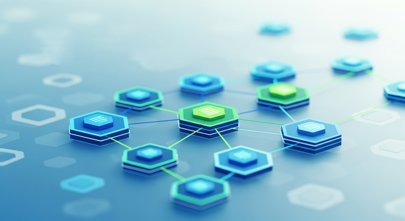 Container orchestration and shipping visualization representing ECS task management and microservices architecture